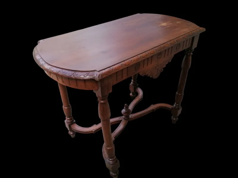 Hot Pamono Louis XVI Raised Table in Carved Wood, 1890s