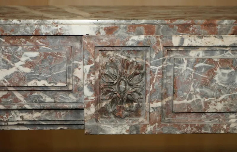 Outlet Pamono Louis XVI Saint Remy Marble Fireplace Mantle, Paris, 1860s