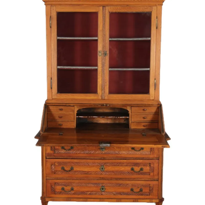 Pamono Louis XVI Secretaire with Showcase, 1780> Secretaires