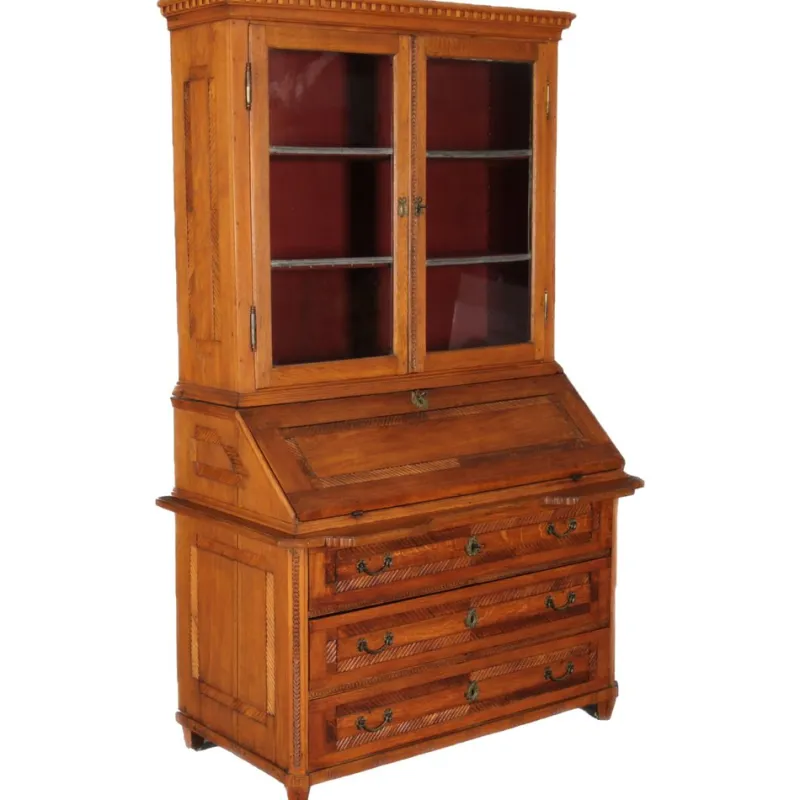 Pamono Louis XVI Secretaire with Showcase, 1780> Secretaires