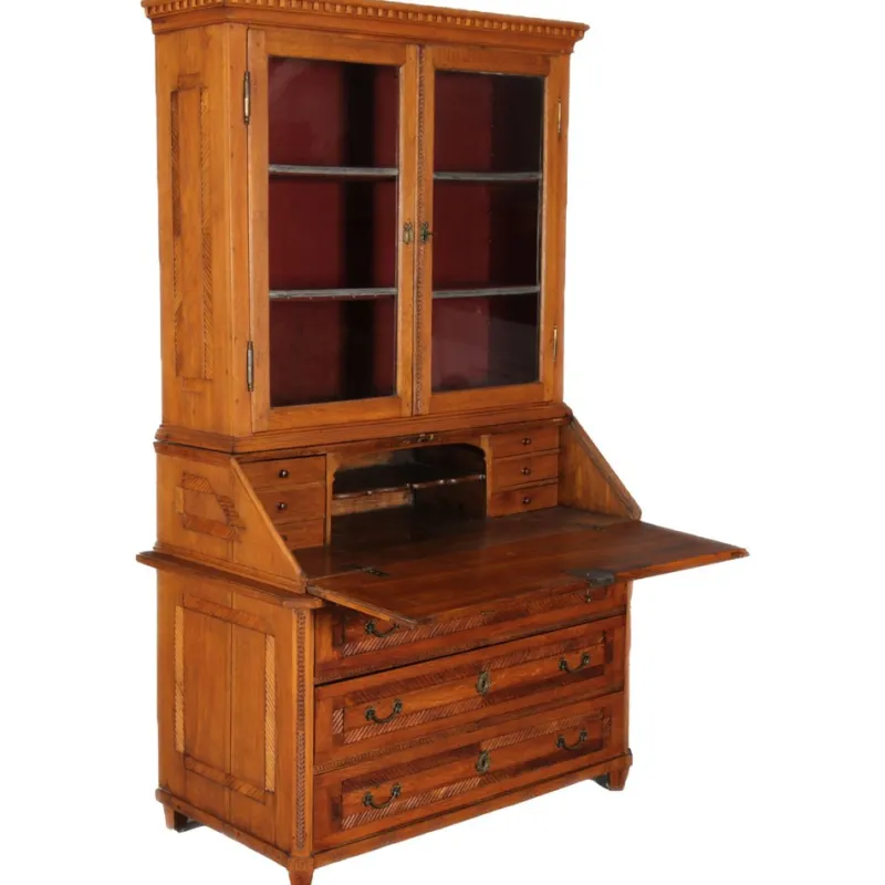 Pamono Louis XVI Secretaire with Showcase, 1780> Secretaires