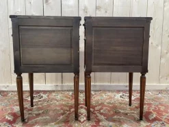 Online Pamono Louis XVI Style Bedside Tables in Cherrywood, Set of 2