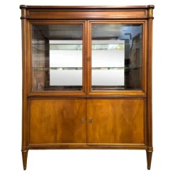 Pamono Louis XVI Style Cherry Wood Display Case> Cabinets & Wardrobes