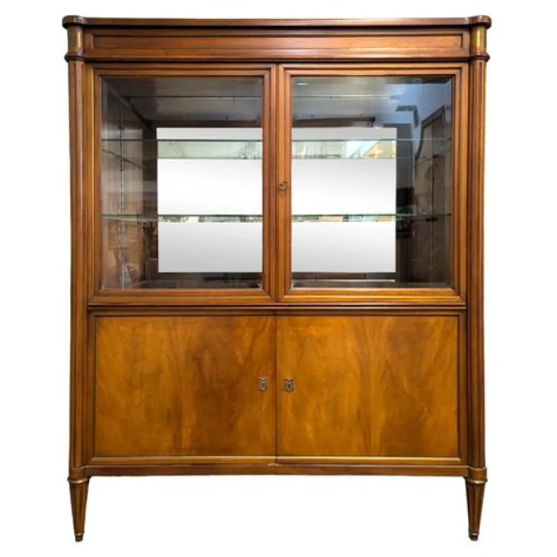 Pamono Louis XVI Style Cherry Wood Display Case> Cabinets & Wardrobes