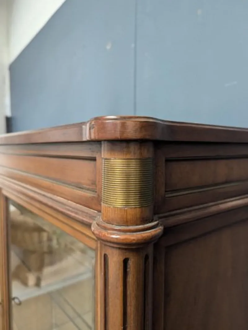 Pamono Louis XVI Style Cherry Wood Display Case> Cabinets & Wardrobes