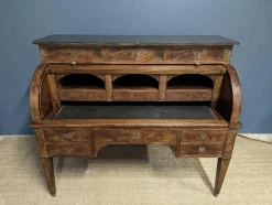 Pamono Louis XVI Style Cylinder Secretary in Flame Mahogany><noscript><img width=