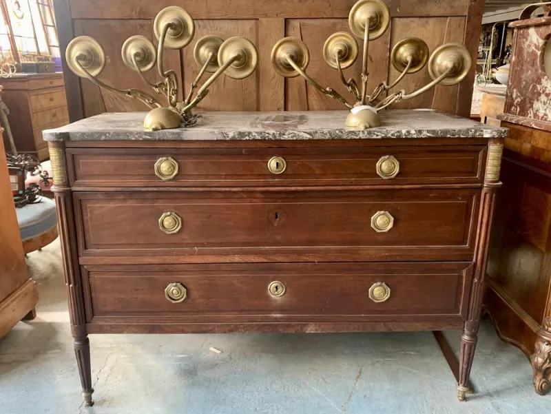 Pamono Louis XVI Style Dresser in Mahogany> Dressers, Commodes & Chests
