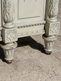 Pamono Louis XVI Style Lacquered Bed><noscript><img width=