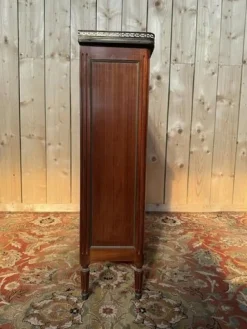 New Pamono Louis XVI Style Mahogany and Carrara Marble Bibus