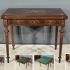 Outlet Pamono Louis Xvi Style Marquetry System Table, Late 19th Century