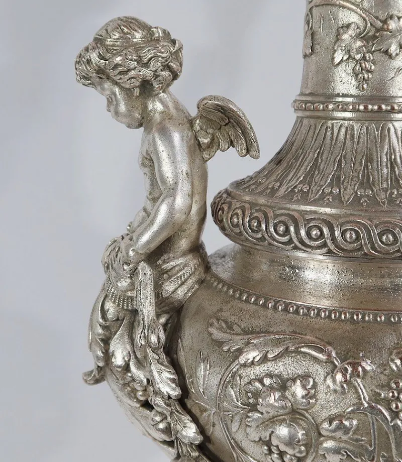 Pamono Louis XVI Style Silver Ewer, 19th Century> Bottles, Carafes & Jugs