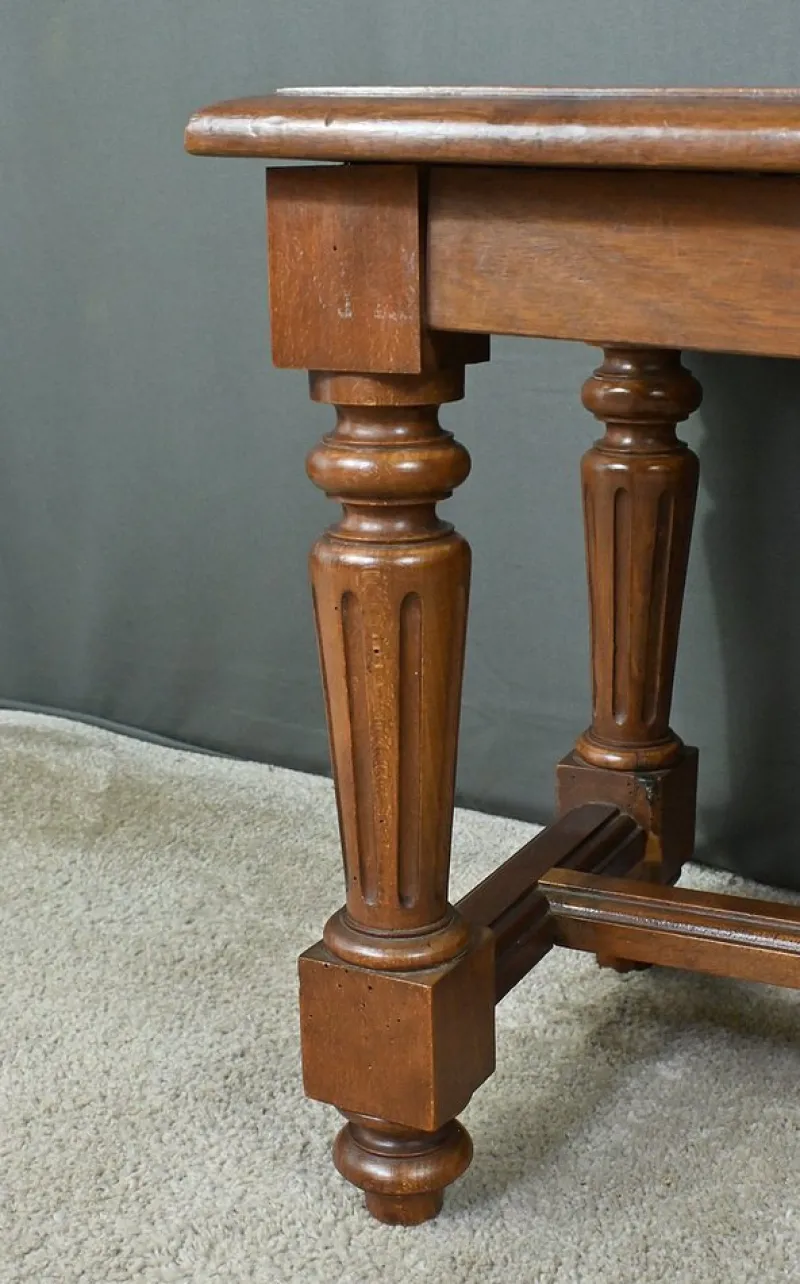 Pamono Louis XVI Style Walnut and Beech Bench, Early 20th Century> Benches