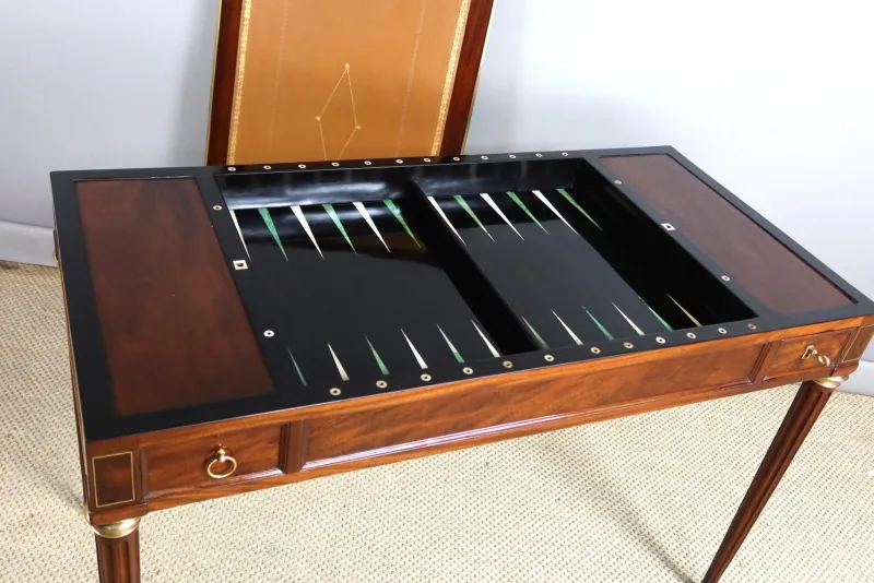 New Pamono Louis XVI Tric-Trac Game Table, Late 18th Century