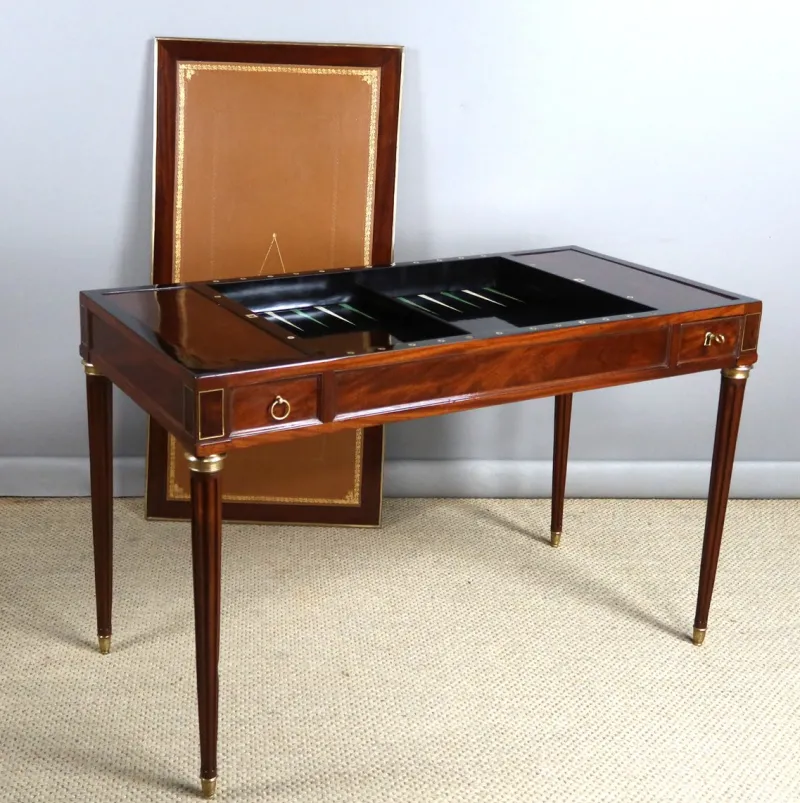 New Pamono Louis XVI Tric-Trac Game Table, Late 18th Century