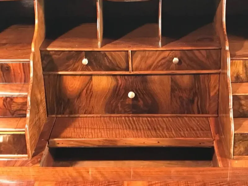 Online Pamono Louis XVI Walnut Secretary Desk, South Germany, 1780s