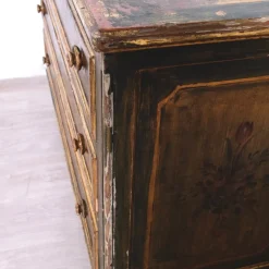 Pamono Louis XVI Wooden Three-Drawer Chest of Drawers, 1950s><noscript><img width=
