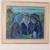 Online Pamono Louis Zelig, Komp, 1960s, Oil on Panel