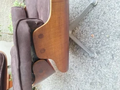 Pamono Lounge Chair in Grey Fabric by Charles & Ray Eames for ICF De Padova, 1960s><noscript><img width=