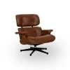 Pamono Lounge Chair in Leather by Charles & Ray Eames for Herman Miller> Lounge Chairs & Armchairs