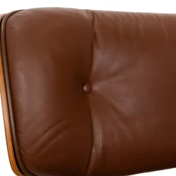 Pamono Lounge Chair in Leather by Charles & Ray Eames for Herman Miller><noscript><img width=