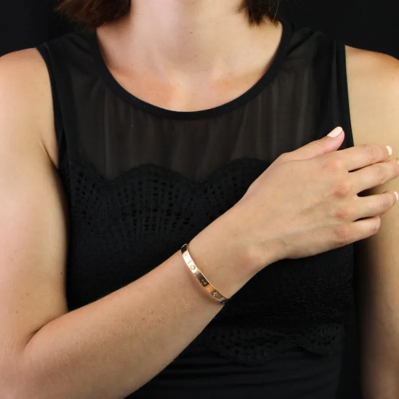 Pamono Love 4 Diamonds 18 Karat Rose Gold Bracelet from Cartier> Bracelets
