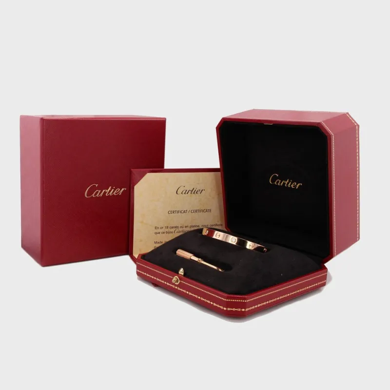 Pamono Love 4 Diamonds 18 Karat Rose Gold Bracelet from Cartier> Bracelets