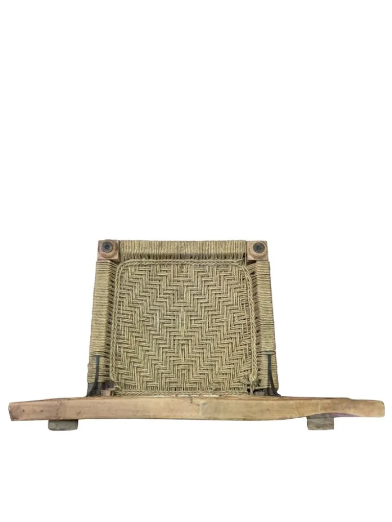 Outlet Pamono Low Indian Hand-Carved Chairs with Elephant Backrests, 1950s, Set of 2