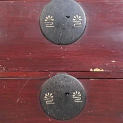 Pamono Low Japanese Meiji Tansu Chest of Drawers, 1910s><noscript><img width=