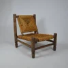 Discount Pamono Low Rope Lounge Chair by Audoux-Minet, France, 1950s