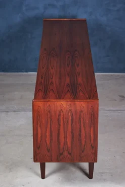 Pamono Low Rosewood Sideboard by Johannes Andersen for Uldum Møbelfabrik, 1960s><noscript><img width=