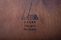 Pamono Low Teak Sideboard with Brass Handles by Peter Løvig Nielsen, 1960s><noscript><img width=