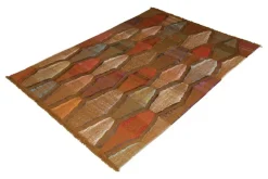 Pamono Lozenge Pattern Kilim Geometric Rug from R&K Principal Jahanshah Nazmiyal> Carpets & Textiles|Carpets & Textiles