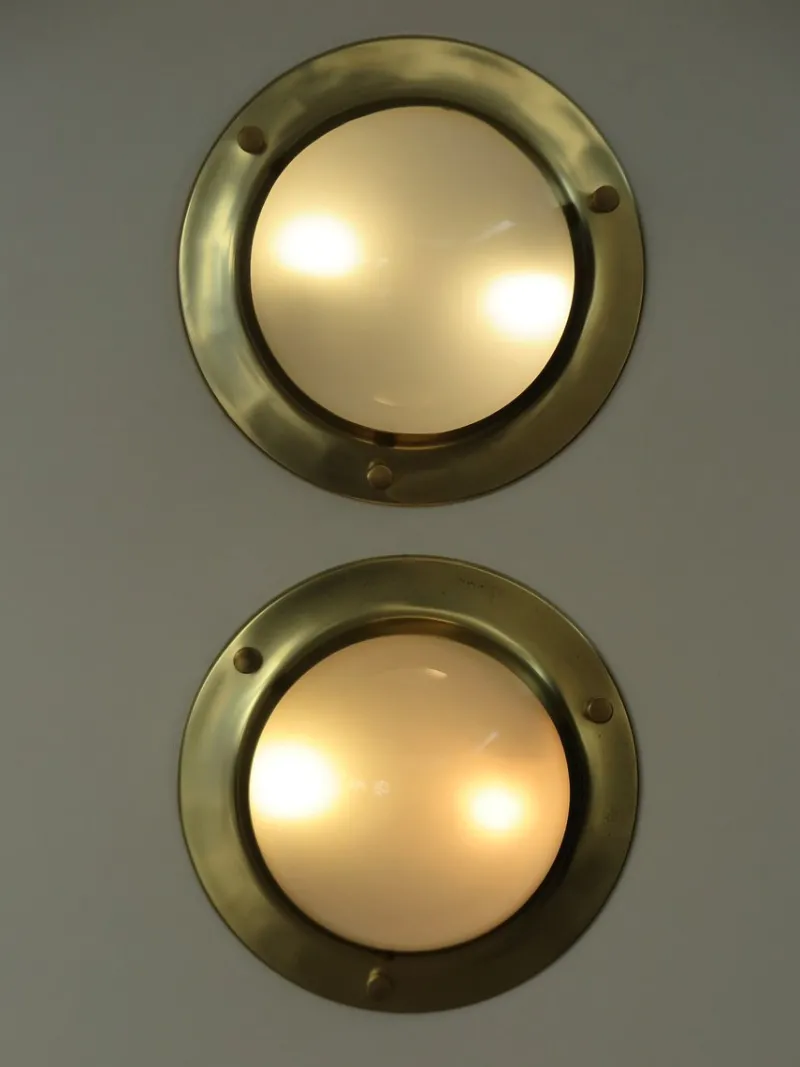 Pamono LSP6 Tommy Wall or Ceiling Lamps attributed to Luigi Caccia Dominioni for Azucena, Italy, 1960s, Set of 2> Wall Lights & Sconces