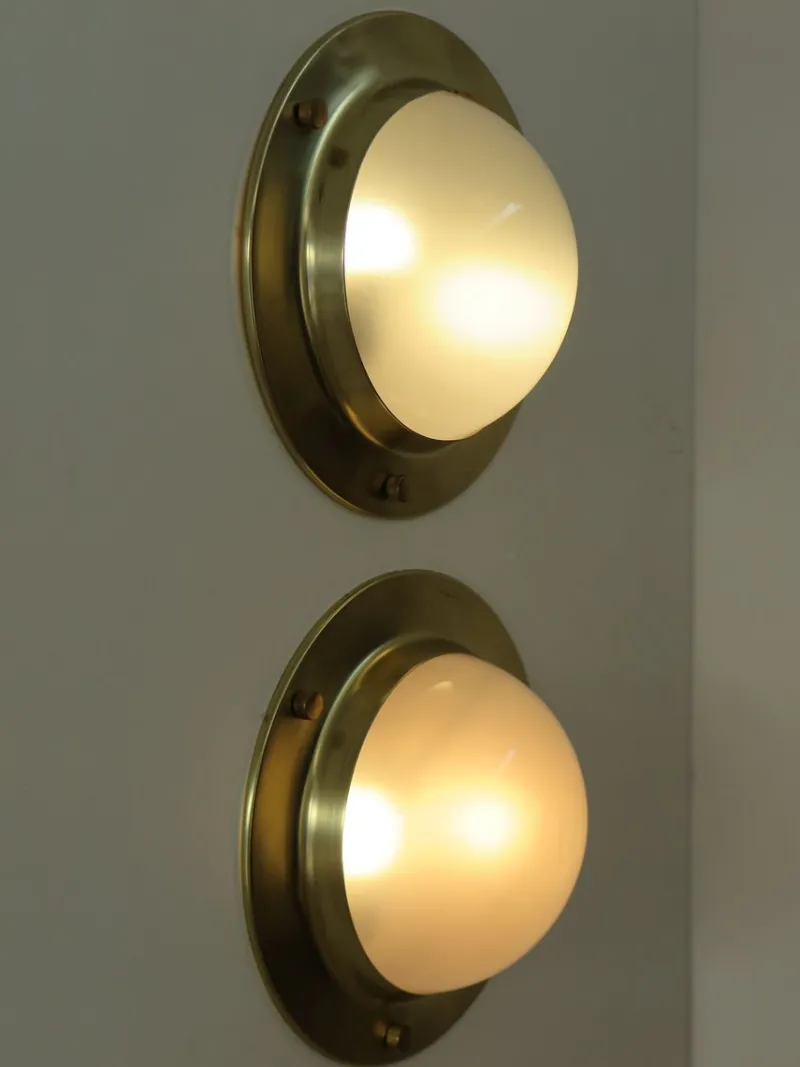 Pamono LSP6 Tommy Wall or Ceiling Lamps attributed to Luigi Caccia Dominioni for Azucena, Italy, 1960s, Set of 2> Wall Lights & Sconces