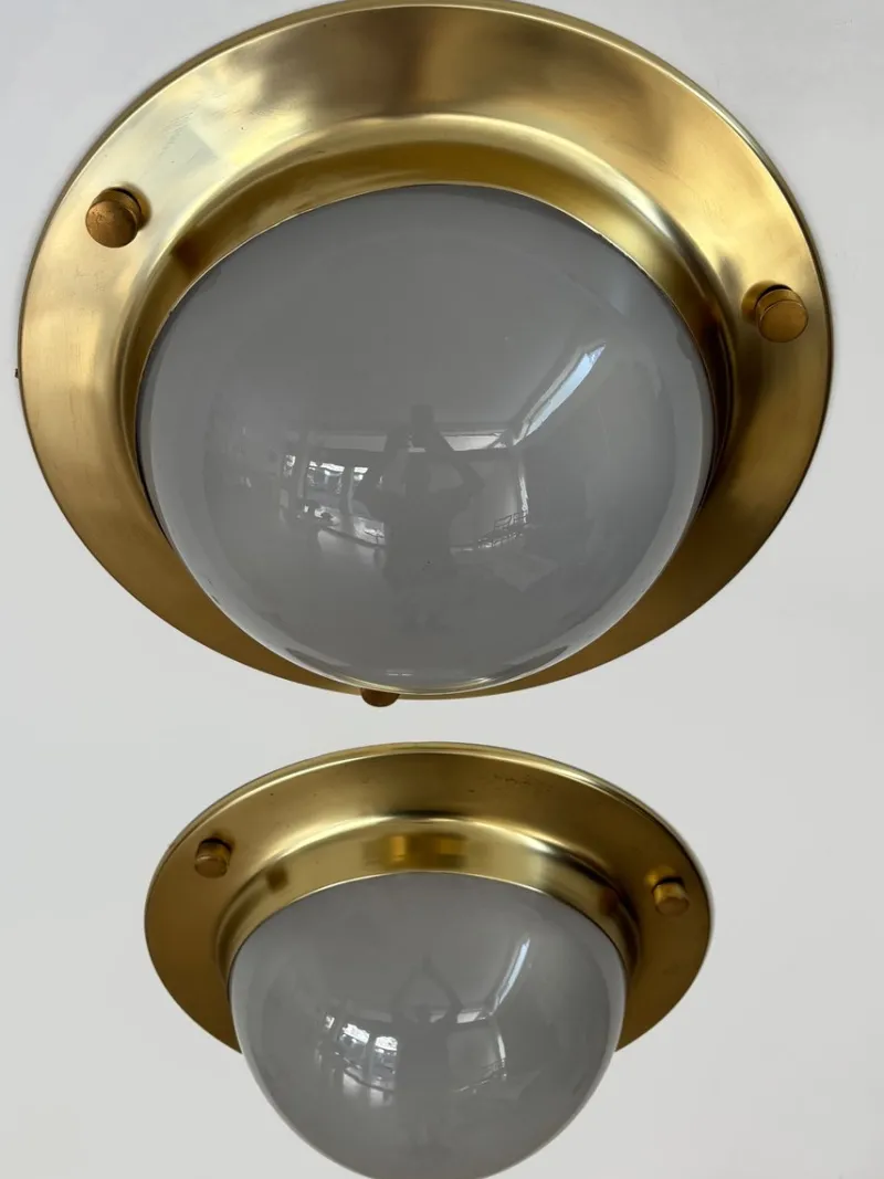 Pamono LSP6 Tommy Wall or Ceiling Lamps attributed to Luigi Caccia Dominioni for Azucena, Italy, 1960s, Set of 2> Wall Lights & Sconces