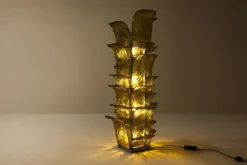 Pamono LT 320 Cactus Floor Lamp in Yellow Murano Glass by Carlo Nason for Mazzega, Italy, 1960s><noscript><img width=