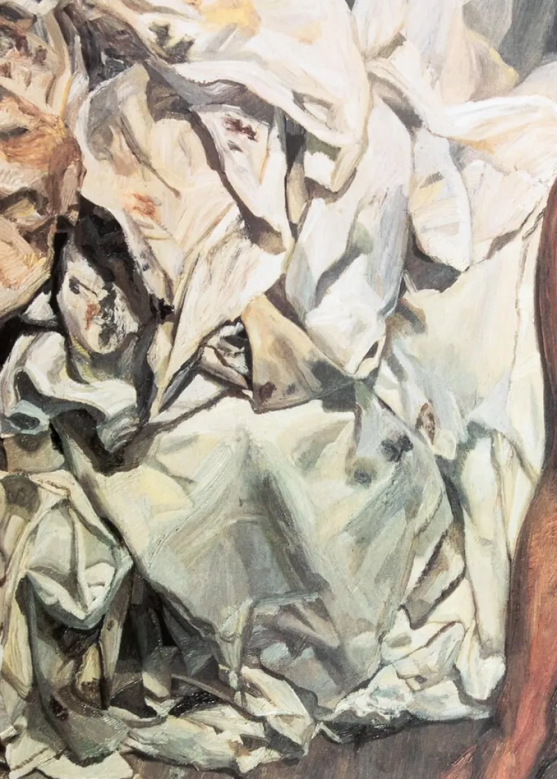 Pamono Lucian Freud, Nude with Pleated Sheets, Original Poster> Posters