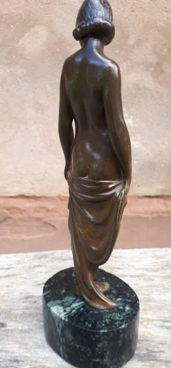 Pamono Lucien Alliot, Art Deco Sculpture, 1920s-1940s, Bronze><noscript><img width=
