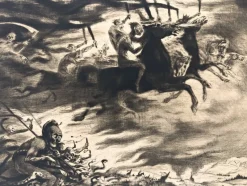 Pamono Ludwig Hesshaimer, Der Weltkrieg - Ein Totentanz, Etching, Hand-Signed><noscript><img width=