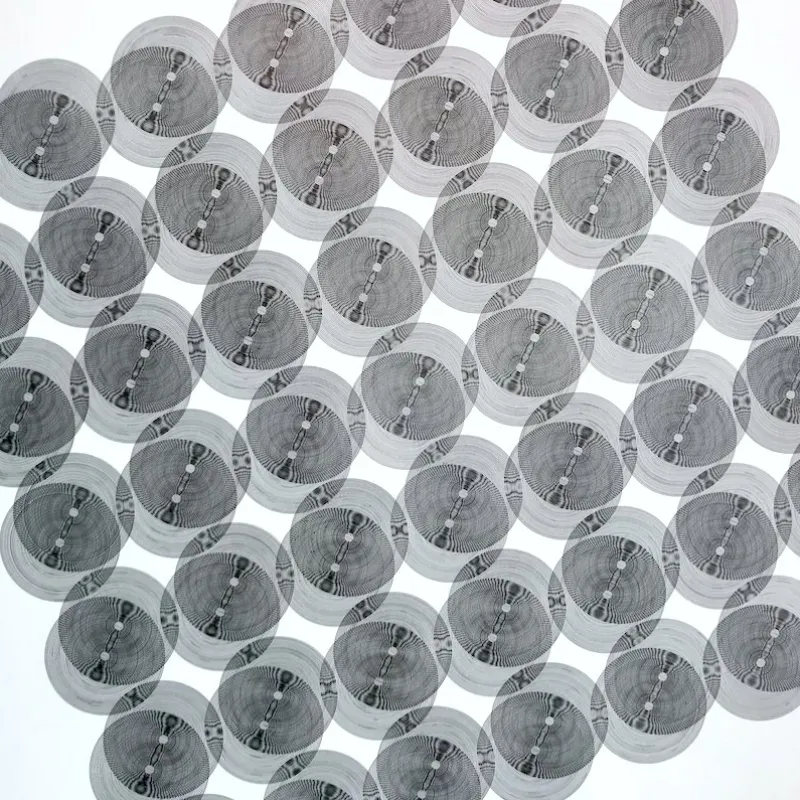 Pamono Ludwig Wilding, Single With 7 X 7 Circles, Zincography, 1968> Minimalist