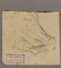 Pamono Luigi Galli, The Sketch, Pencil Drawing, Late 19th Century> Work On Paper