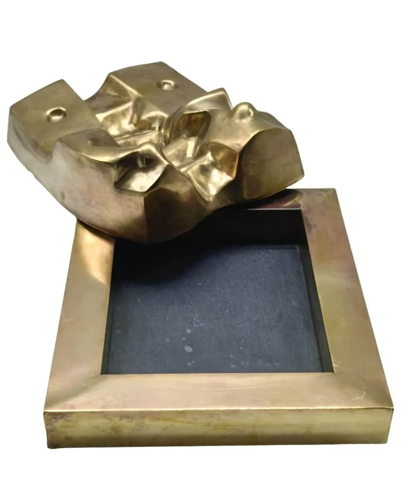 Pamono Luigi Mazzella, Ciborio, 1989, Bronze Sculpture> Abstraction