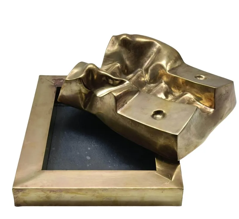 Pamono Luigi Mazzella, Ciborio, 1989, Bronze Sculpture> Abstraction