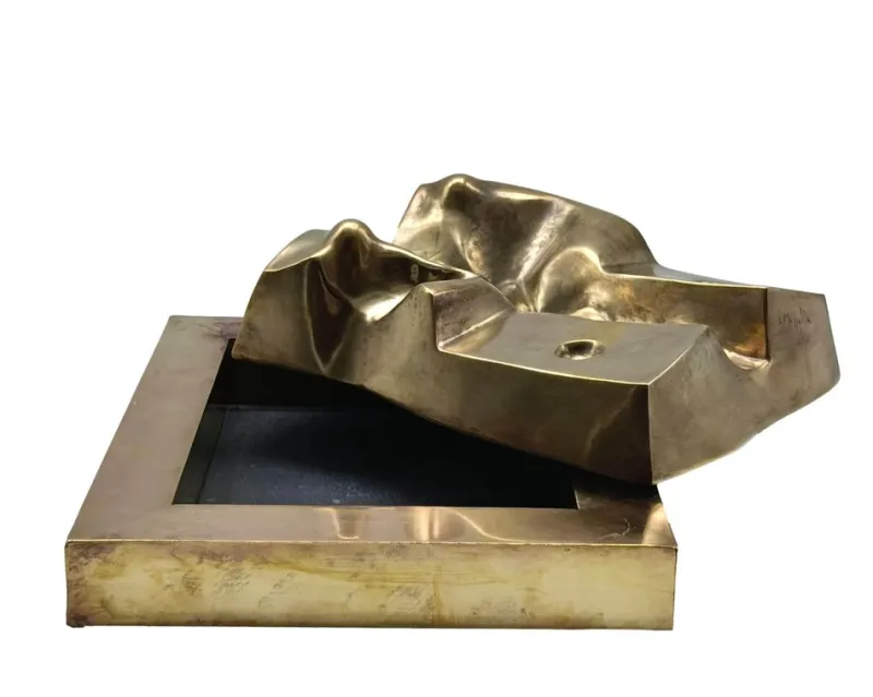 Pamono Luigi Mazzella, Ciborio, 1989, Bronze Sculpture> Abstraction