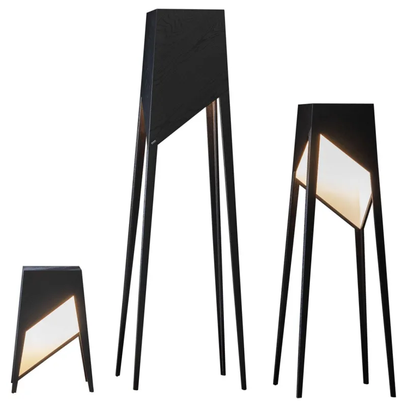 Clearance Pamono Luise Floor Lamps by Matthias Scherzinger, Set of 3