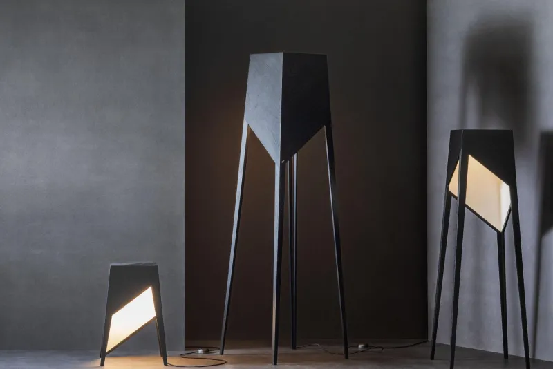 Clearance Pamono Luise Floor Lamps by Matthias Scherzinger, Set of 3