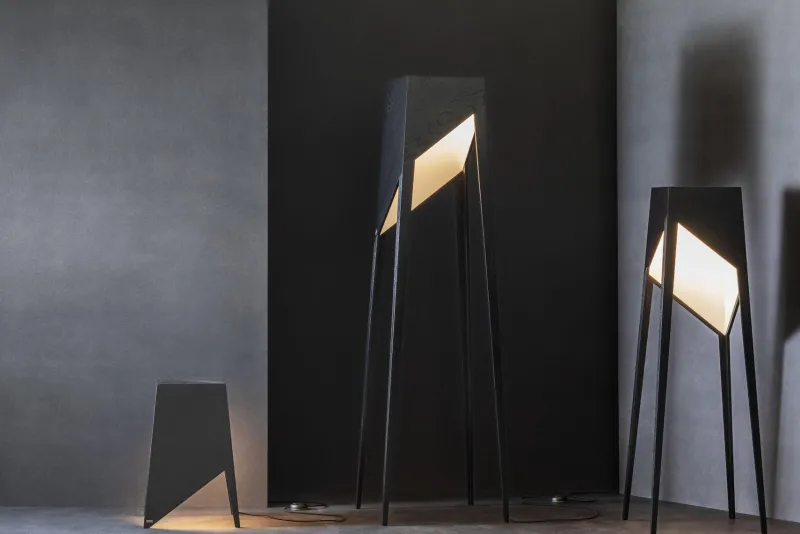 Clearance Pamono Luise Floor Lamps by Matthias Scherzinger, Set of 3