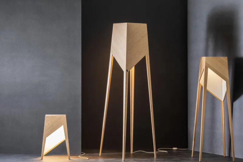 Clearance Pamono Luise Floor Lamps by Matthias Scherzinger, Set of 3