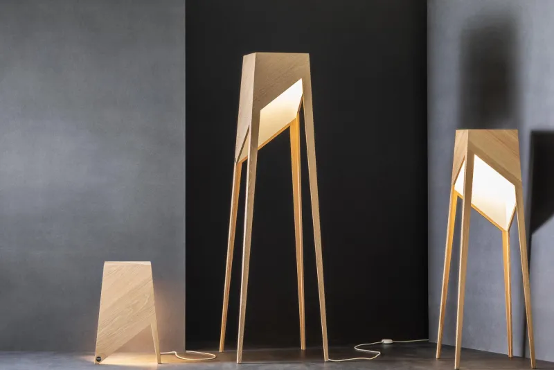 Clearance Pamono Luise Floor Lamps by Matthias Scherzinger, Set of 3