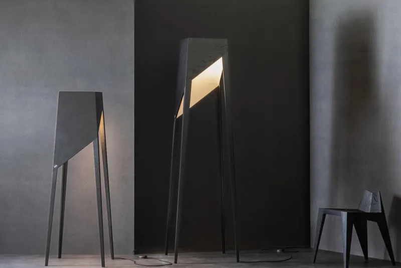 Clearance Pamono Luise Floor Lamps by Matthias Scherzinger, Set of 3